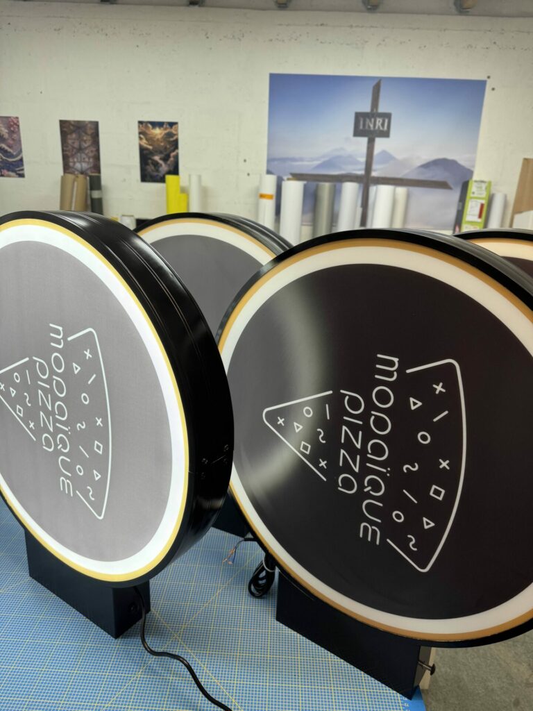 Enseigne caisson lumineux