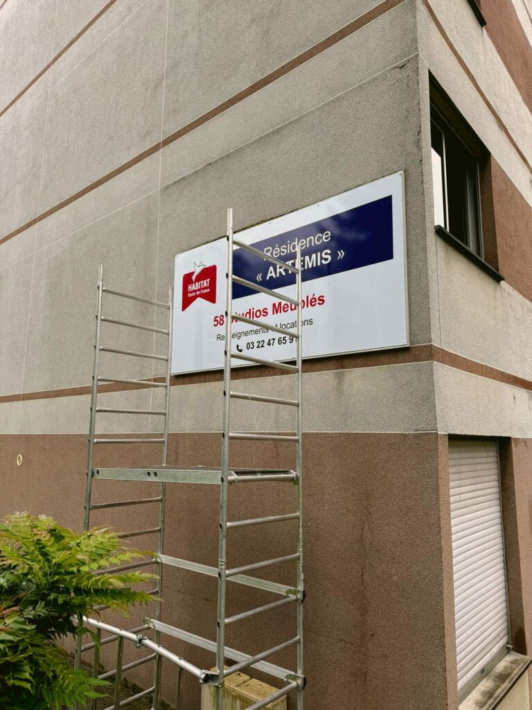 Enseigne panneau Dibond